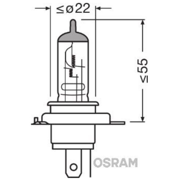 64185 35/35W 12V PX43T FS1 OSRAM image 3