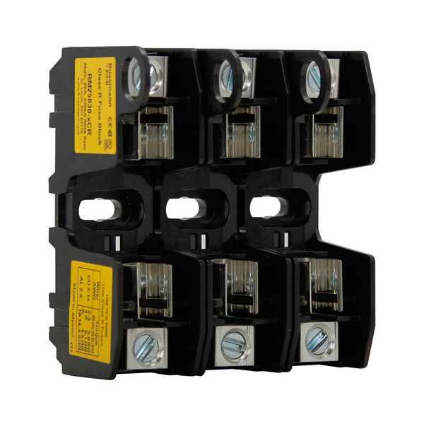 Eaton Bussmann series HM modular fuse block, 250V, 0-30A, CR, Three-pole image 5