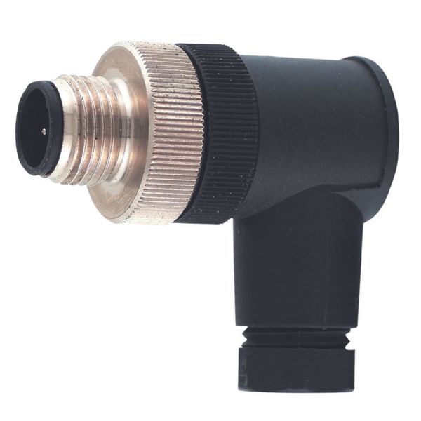 Round plug (field customisable), pin, 90&deg;, Screw connection, M12,  image 1