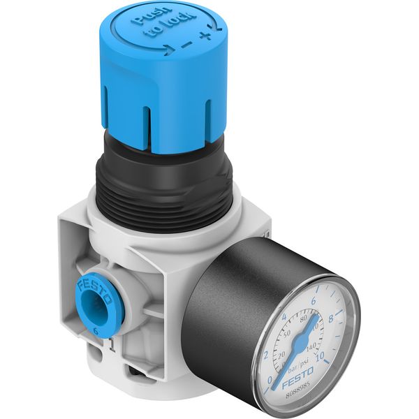 MS2-LR-QS6-D6-AR-BAR-F1A-B Pressure regulator image 1