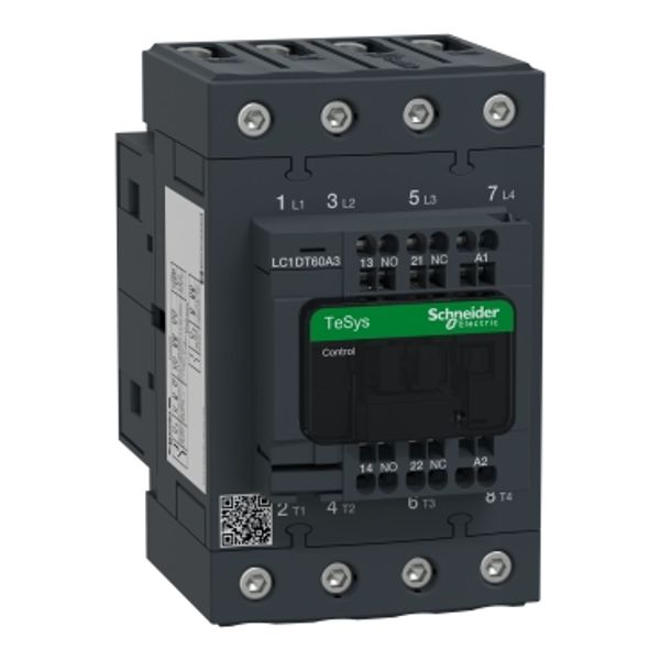 TeSys Deca contactor - 4P(4 NO) - AC-1 - = 440 V 60 A - 230 V AC 50/60 Hz coil image 4