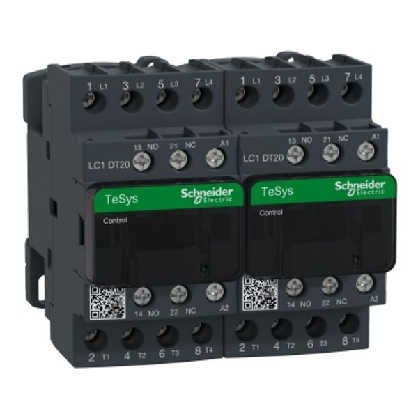 TeSys Deca changeover contactor - 4P(4 NO) - AC-1 - = 440 V 20 A - 230 V AC coil image 4
