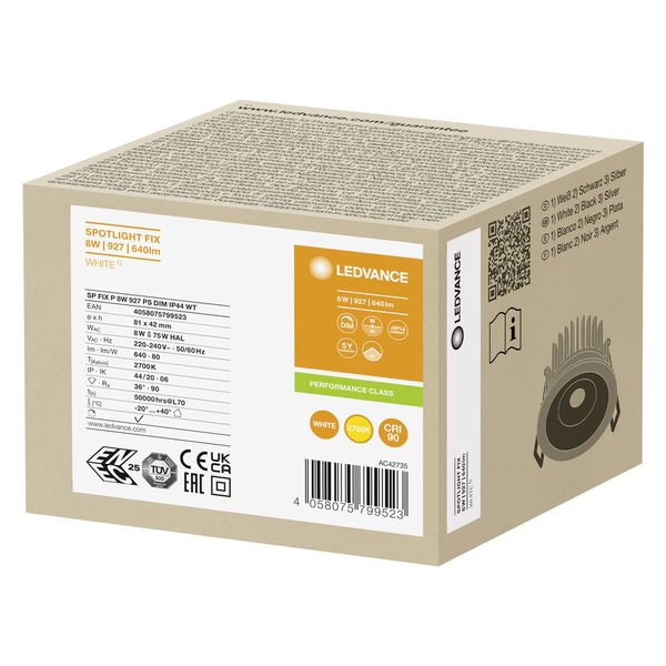 SPOT FIX 8W 930 PS DIM IP44 BK image 3