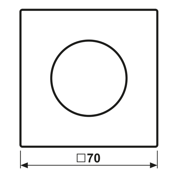 Centre plate with knob room thermostat AL1749AN image 13