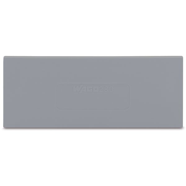 Separator plate 2 mm thick oversized gray image 1