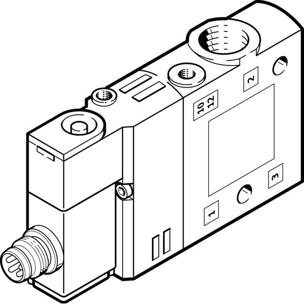 CPE14-M1CH-3GLS-1/8 Air solenoid valve image 1