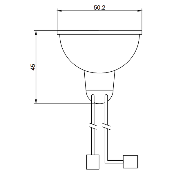 Reflector Lamp 48W MR16 6.6A 3200K connector: female THORGEON image 2