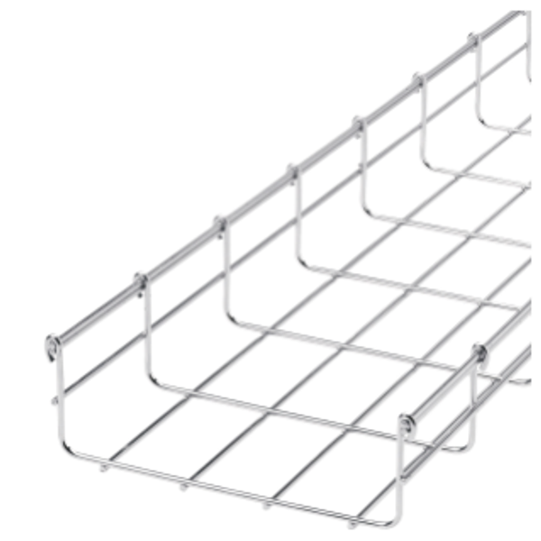 GALVANIZED WIRE MESH CABLE TRAY  BFR60 - LENGTH 3 METERS - WIDTH 600MM - FINISHING: INOX image 1