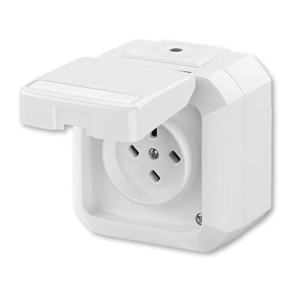 5518-2029 S Double socket outlet with earthing pins, with hinged lids, IP 44 image 36