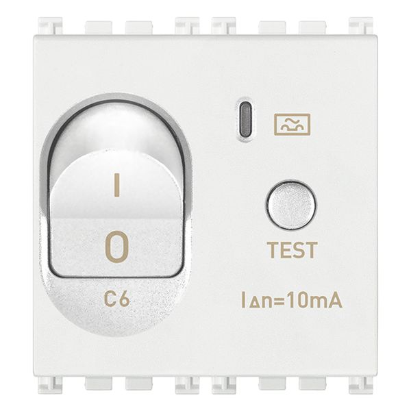 1P+N C6 RCBO 120-230V 10mA white image 1