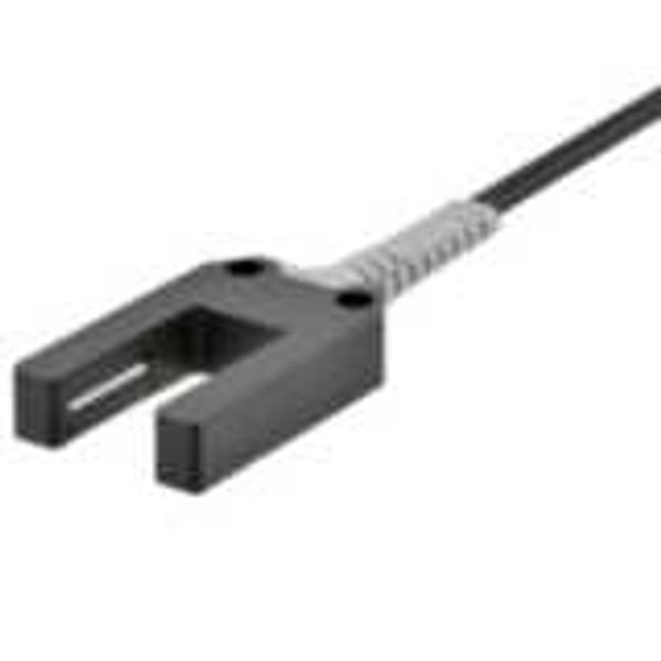 Fiber optic sensor head, through-beam, 10mm slot type, 10 mm area dete E32 0018A image 2