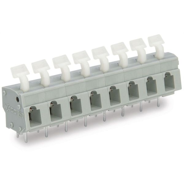 PCB terminal block push-button 2.5 mm² light gray image 3