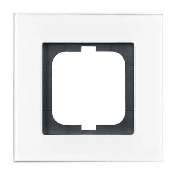 1722-811 Cover Frame carat® white glass image 5