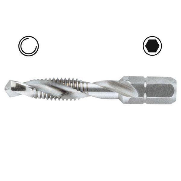 Combination drill bit, style C 6.3. SB 7807 M4x39 mm image 3