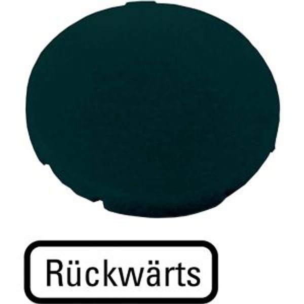 Button plate, flat black, RÜCKWÄRTS image 2