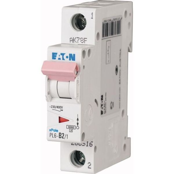 Miniature circuit breaker (MCB), 4 A, 1p, characteristic: C image 1