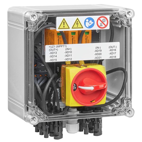 Combiner Box (Photovoltaik), 1100 V, 1 MPP, 3 Inputs / 3 Outputs per M image 1