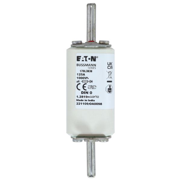 Fuse-link, high speed, 50 A, AC 2000 V, compact size 1, 43 x 43 x 129 mm, aR, IEC, single indicator image 10