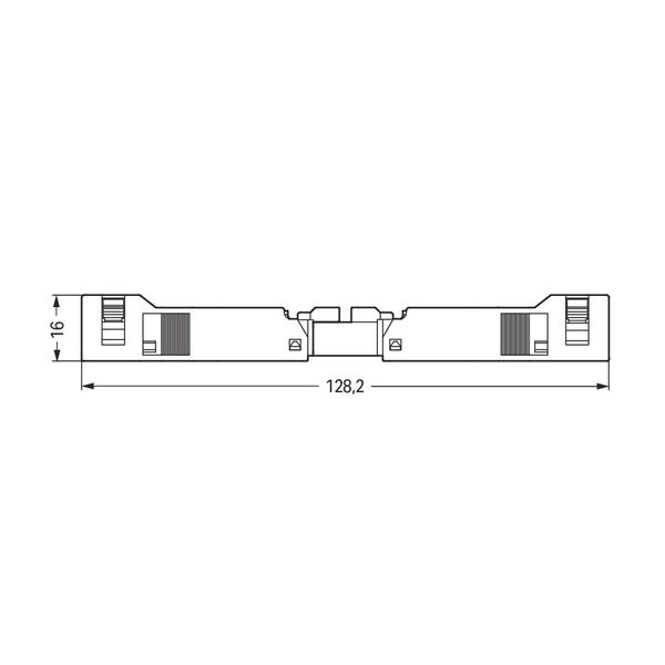 Plug with strain relief housing 4-pole white image 5