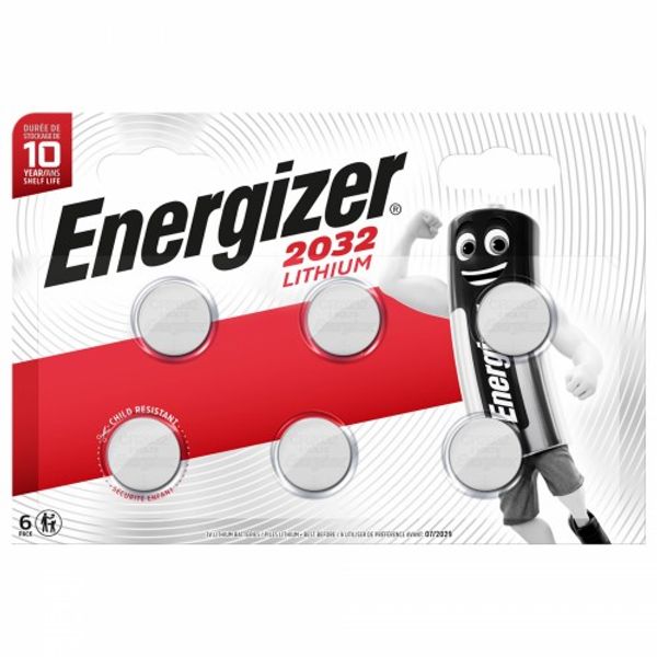 ENERGIZER Lithium CR2032 BL6 image 1