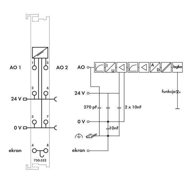 2-channel analog output 0 … 20 mA light gray image 5