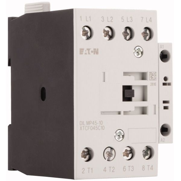 Contactor, 4 pole, AC operation, AC-1: 45 A, 1 N/O, 230 V 50/60 Hz, Screw terminals image 4