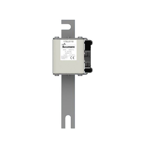 Fuse-link, high speed, 450 A, AC 1000 V, Size 2, 61 x 75 x 168 mm, aR, IEC, single indicator image 4