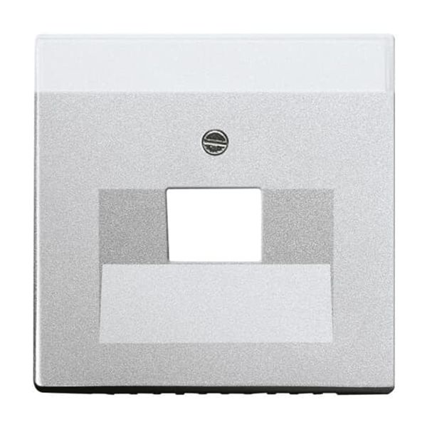 1803-83 CoverPlates (partly incl. Insert) future®, Busch-axcent® Aluminium silver image 2