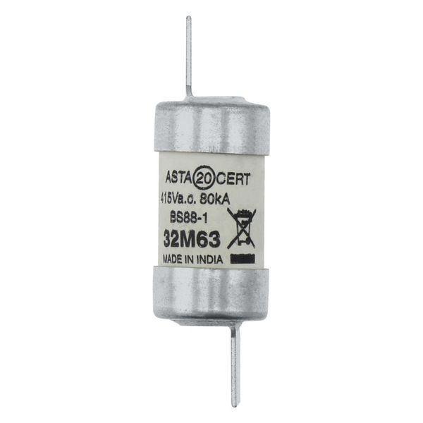 Fuse-link, low voltage, AC 415 V, BS88/F2, 18 x 59 mm, gM, BS image 12