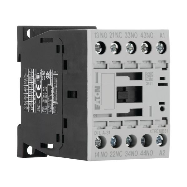 Contactor relay, 48 V DC, 3 N/O, 1 NC, Screw terminals, DC operation image 17