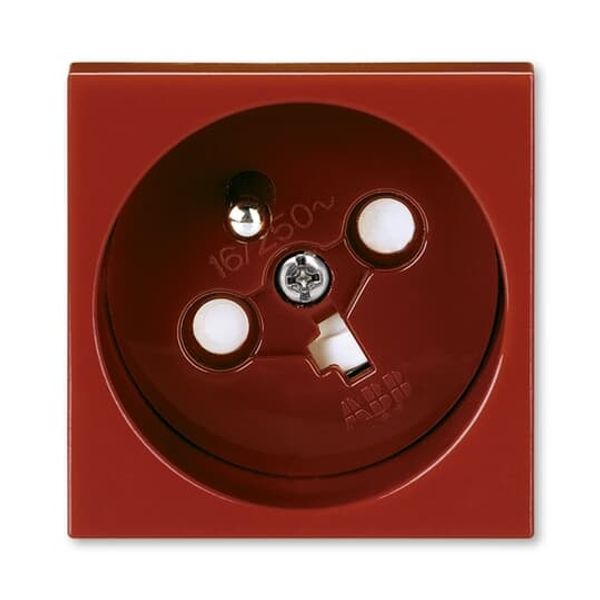 5525N-C05359 R1 Socket outlet 45×45 with earthing pin, coded image 1