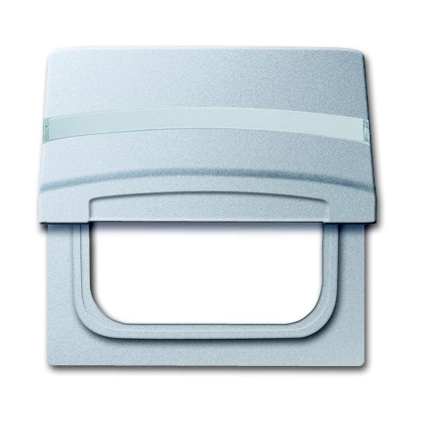2118 GKN-33 CoverPlates (partly incl. Insert) Flush-mounted, water-protected, special connecting devices Aluminium silver image 1