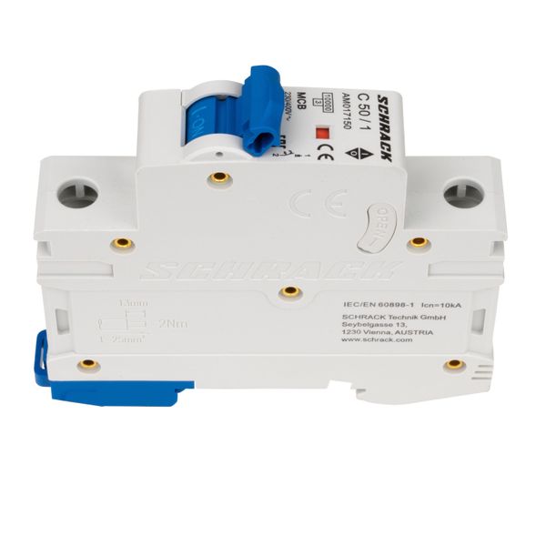 Miniature Circuit Breaker (MCB) AMPARO 10kA, C 50A, 1-pole image 5