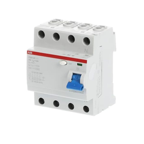 F204 AC-80/0.5 Residual Current Circuit Breaker 4P AC type 500 mA image 3