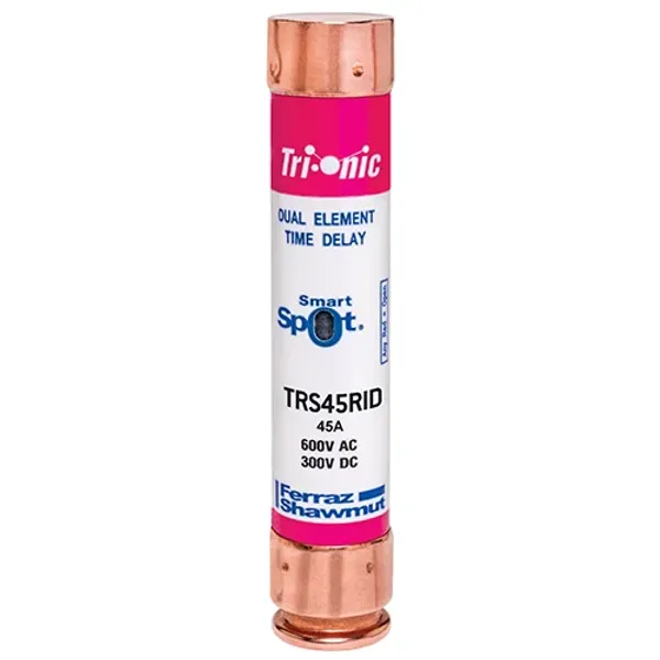 Fuse TRS-R Class RK5 Time-Delay 600VAC 300VDC 45A Ferrule SmartSpot® image 1