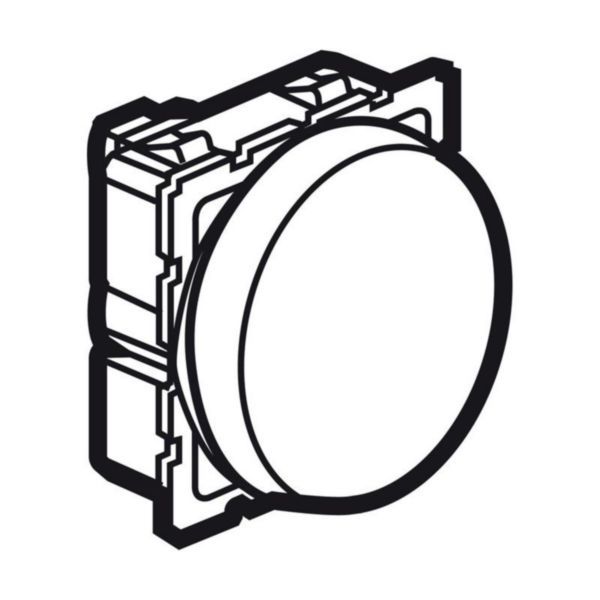 Arteor 2 Way 10AX Switch 2 Module Round Magnesium image 1