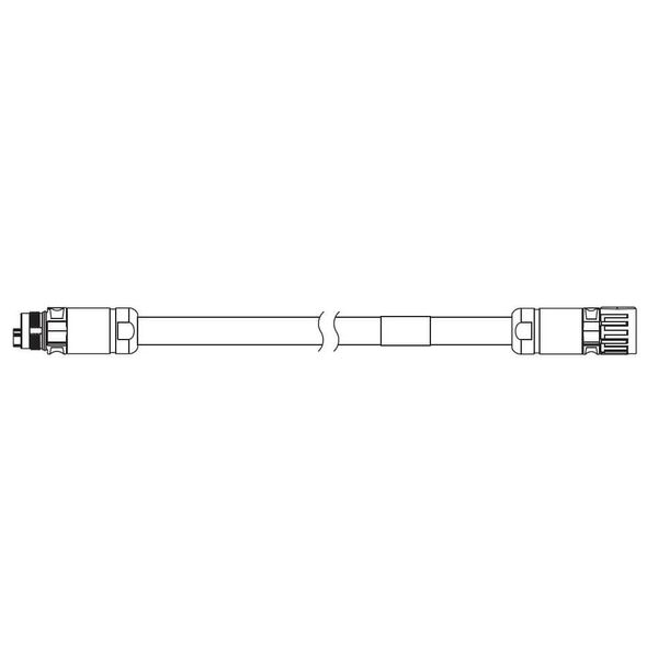 1S series servo motor EXTENSION power cable, 10 m, 400 V: 7.5 kW R8A19022M image 1