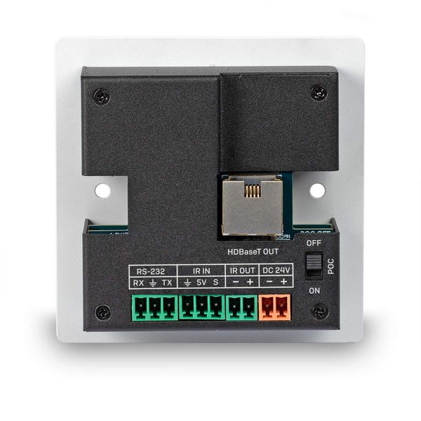 150m Cat.6 HDMI 4K60 & Type C HDBaseT UK Wall Plate KVM Extender, Transmitter Extends Type C or HDMI® and USB signals up to 150m via HDBaseT image 2