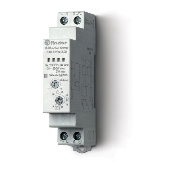 Electric Dimmer linear, railm. 230VAC, max.500W, 50/60Hz (15.81.8.230.0500) image 3