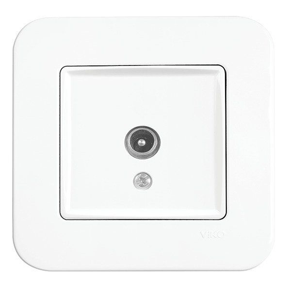 Linnera-Rollina TV Socket Transitive (8-12-dB) White image 1