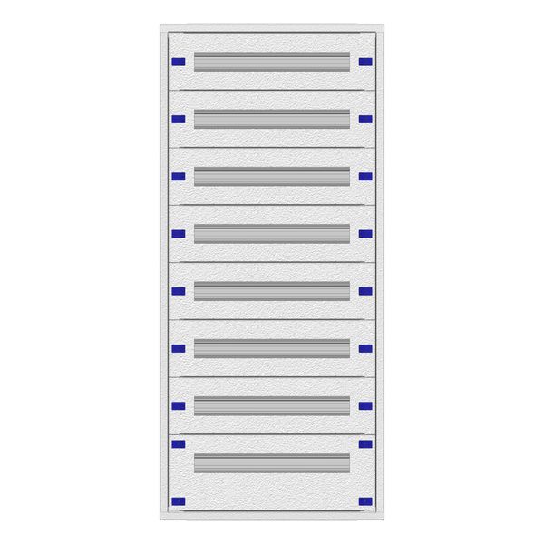 Modular chassis 2-24K flat, 8-rows, depth 100 mm image 1