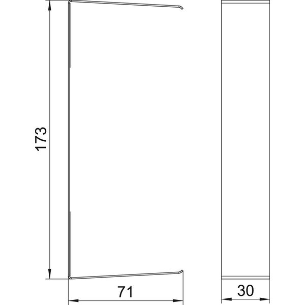 G-SVS70170RW Joint cover  70x170x30mm image 2