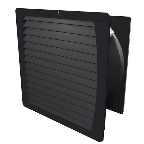 Filter fan (cabinet), IP55, black image 1