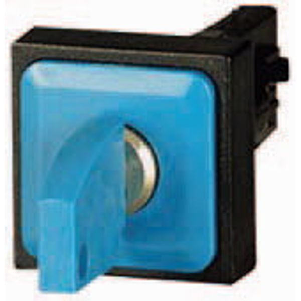 Key-operated actuator, 2 positions, blue, maintained image 1