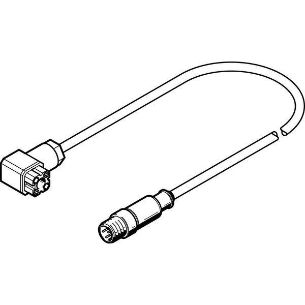 NEBC-P1W4-K-0.3-N-M12G5 Connecting cable image 1