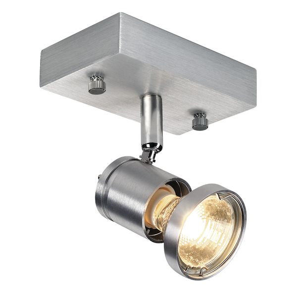 ASTO I wall- & ceiling lamp, GU10, max. 75W, brushed alu image 7