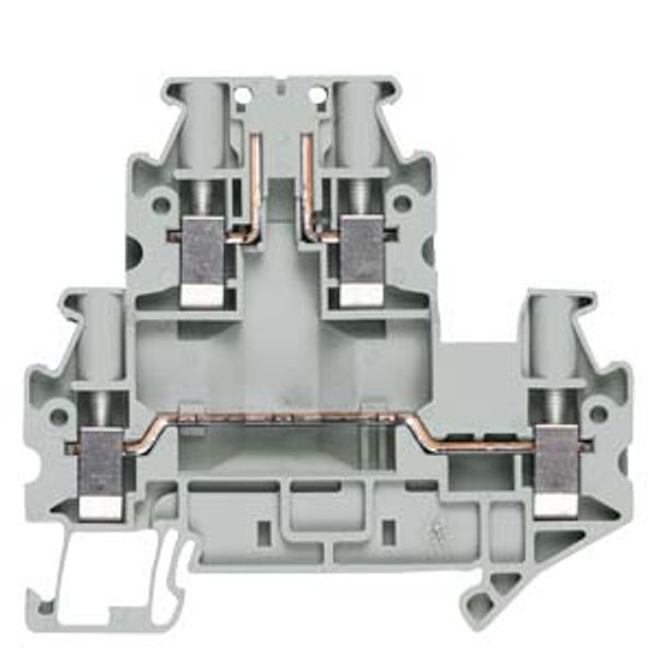 Terminal, screw terminal, two-tier,... image 1