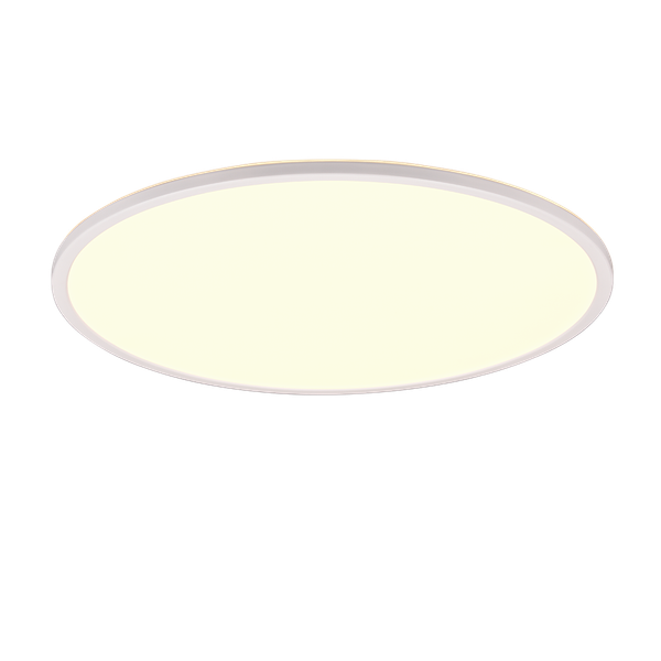 Scott LED ceiling lamp 50 cm matt white image 1