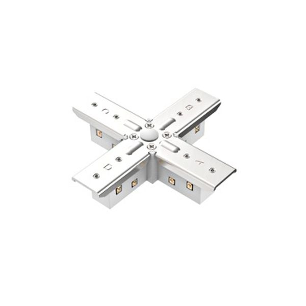 48V BASIC TRACK X-CONNECTOR WHITE image 1