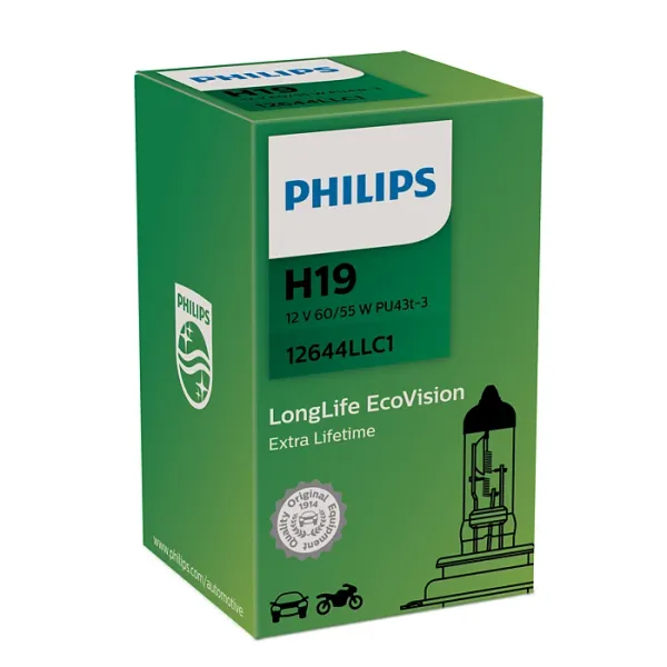 12644LLC1 PHILIPS H19 LongLife C1 image 1